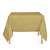 Toalha de Mesa Quadrada em Tecido Jacquard Dourado Liso Tradicional - Imagem 1