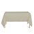 Toalha de Mesa Retangular em Tecido Jacquard Bege Liso Tradicional - Imagem 2