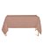 Toalha de Mesa Retangular em Tecido Jacquard Dourado e Rosa Envelhecido Liso Tradicional - Imagem 2