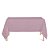 Toalha de Mesa Retangular em Tecido Jacquard Rosa Bebê Liso Tradicional - Imagem 2