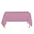 Toalha de Mesa Retangular em Tecido Jacquard Rosa Bebê Liso Tradicional - Imagem 1