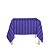 Toalha de Mesa Quadrada em Tecido Jacquard Roxo Listrado Tradicional - Imagem 1