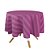 Toalha de Mesa Redonda em Tecido Jacquard Pink Listrado Tradicional - Imagem 1