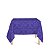Toalha de Mesa Quadrada em Tecido Jacquard Roxo Medalhão Tradicional - Imagem 1