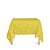Toalha de Mesa Quadrada em Tecido Jacquard 100% Poliéster Medalhão Amarelo Ouro - Imagem 1