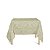 Toalha de Mesa Quadrada em Tecido Jacquard 100% Poliéster Medalhão Pérola - Imagem 1