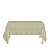 Toalha de Mesa Retangular em Tecido Jacquard 100% Poliéster Medalhão Pérola - Imagem 1