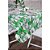 Toalha de Mesa Retangular em Tecido Impermeável Acqua Linea Paint Verde - Imagem 1