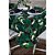 Toalha de Mesa Retangular em Tecido Impermeável Acqua Linea Preto Orquídeas - Imagem 1