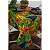 Toalha de Mesa em Gorgurinho Floral Arara Azul - Imagem 1