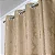 Cortina Para Varão em Tecido Jacquard 100% Poliéster Medalhão - Imagem 1