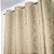 Cortina Para Varão em Tecido Jacquard 100% Poliéster Medalhão - Imagem 4