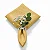 Guardanapo em Tecido Jacquard Tradicional Falso Liso Dourado - Imagem 1