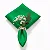 Guardanapo em Tecido Jacquard Tradicional Falso Liso Verde Bandeira - Imagem 1