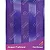 Guardanapo em Tecido Jacquard Roxo Listrado Tradicional - Imagem 1