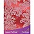 Guardanapo em Tecido Jacquard Vermelho e Branco Circo Medalhão Tradicional - Imagem 1