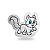 Almofada 3D Gato Mingau - Turma da Mônica Decorativa 35x35 cm - Imagem 1