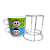 Kit 02 Xícaras Cascão e Cebolinha Monimoji - Turma da Mônica , Porcelana Premium - Imagem 2