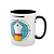 Caneca Xícara Personalizada Designer Com Nome Cor Branca - Imagem 2
