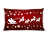 Capa de Almofada Natalina 49x33 Trenó Papai Noel Rena Natal - Imagem 1