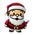 Almofada Formato Corpo Papai Noel De Natal Presente - Imagem 1