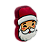 Almofada Formato Rosto Papai Noel Presente Natal - Imagem 1