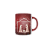 Caneca Porcelana 325ml Vermelha Sagrada Familia Natal - Imagem 2