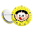 Button Infantil Magali Monimoji - Turma da Mônica - Imagem 1