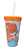 Copo Canudo Dino Skate 470ml - Imagem 1