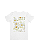 Camiseta Branca de Algodão Margaridas - Imagem 1