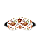 Tapa Olho Floral Mocha - Imagem 1