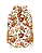 Mochila Tenis Floral Mocha - Imagem 1