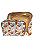 Kit Nécessaire Viagem Floral Mocha - Imagem 1