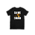 Camiseta Feminina Preta Algodão | Seja Forte e Corajosa – Fé com Estilo - Imagem 1