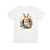 Camiseta Branca de Algodão Coellho Vintage - Imagem 1