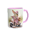 Caneca de Porcelana 325ml Coelho de Páscoa | Presente Fofo e Temático - Imagem 4