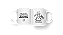 Caneca Porcelana 325ml Biomedicina Personalizada - Imagem 1