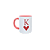Caneca Porcelana 325ml - Rei & Rainha - Imagem 2