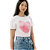 Camiseta Feminina Branca de Algodão  - Digital do amor - Imagem 1