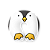 Almofada de Pescoço Infantil Aveludada Pinguim – Fofa, Macia e Confortável - Imagem 1