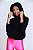 Blusa Fleece Preta - Imagem 1