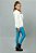 Legging Cirre Azul Neon - Imagem 1