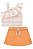 Conjunto Blusa e Saia Shorts laranja - Imagem 4