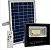 Refletor LED Solar 250W Branco Frio + Placa Solar + Controle Remoto - Imagem 2