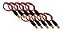 Kit 100 Peças de Rabicho P4 Macho Cabo Para Plug Led - Imagem 3
