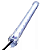 Barra Led 5054 com 25 cm - 12v - Branco frio 6500k- 18 leds - 05w - com calha de proteção transparente - Imagem 1