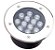 Spot Led Balizador Para Piso 12w Branco Quente - Imagem 1