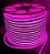 Mangueira Fita LED Neon Flexível - 3528 - Rosa - 120 Leds por metro - 220v -  IP67 - Rolo com 100 Metros - Imagem 2