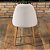 Cadeira Sollar em Linho cinza (520b) madeira cor 40 - Imagem 6