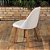 Cadeira Sollar em Linho cinza (520b) madeira cor 40 - Imagem 4